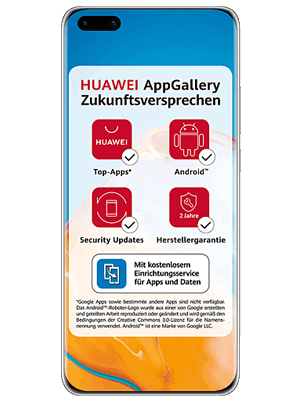congstar - Huawei P40 Pro+ 5G mit AppGallery Zukunftsversprechen