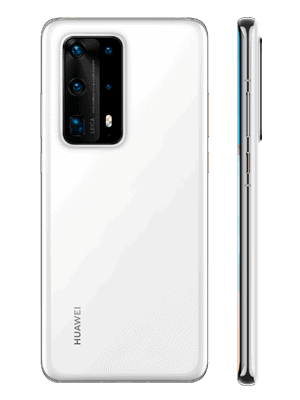 congstar - Huawei P40 Pro+ 5G (weiß / hinten und seitlich)