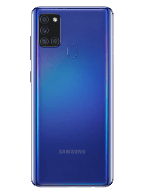 congstar - Samsung Galaxy A21s (blau / hinten)
