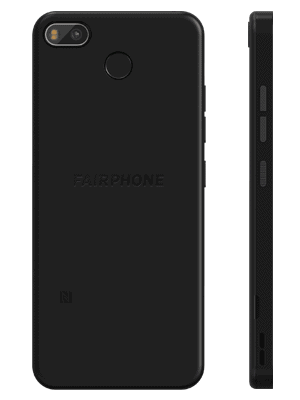 congstar - Fairphone 3+ (hinten / schwarz)