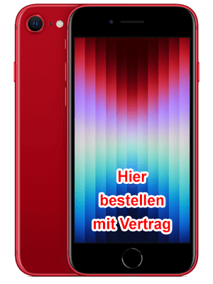 congstar - Apple iPhone SE (2022) - Farbe rot (product red) - hier bestellen / kaufen