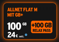 congstar Black Friday Deal mit Allnet Flat M 200 GB