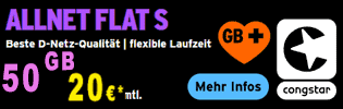 congstar Allnet Flat S Aktion
